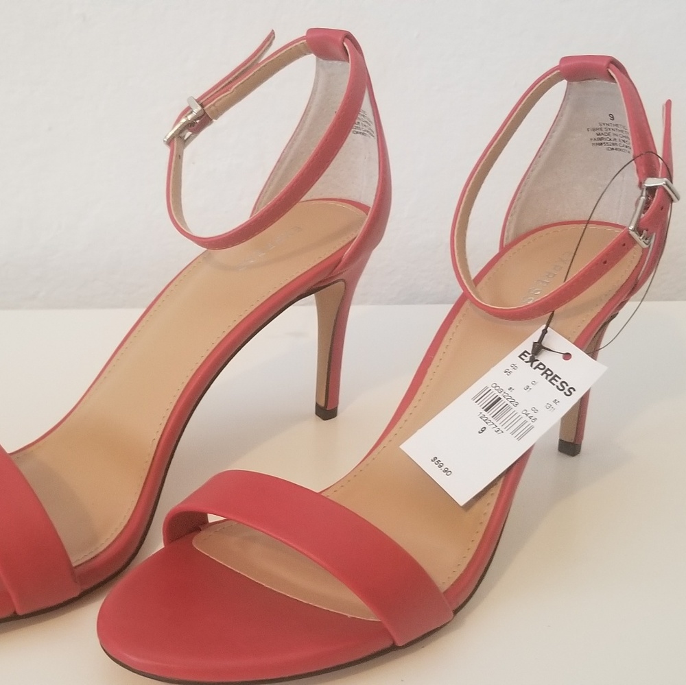 EXPRESS Red Heels Size 9